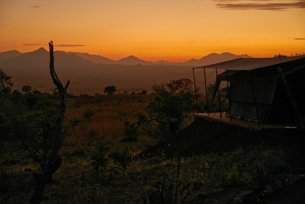 Phantastischer Sonnenuntergang im Kidepo Nationalpark