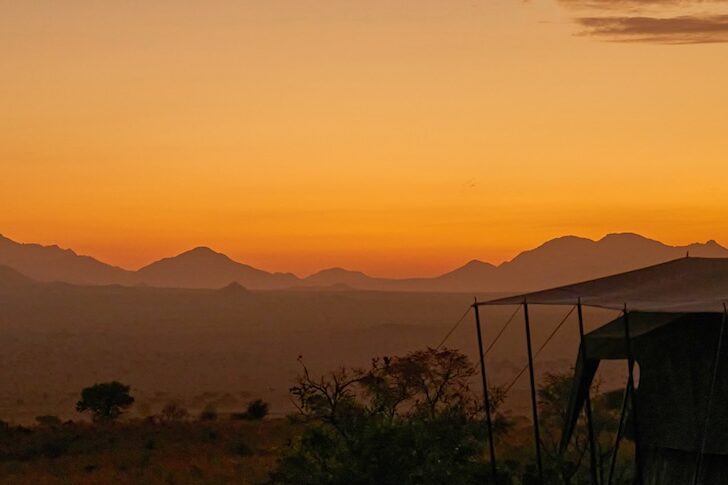 Phantastischer Sonnenuntergang im Kidepo Nationalpark