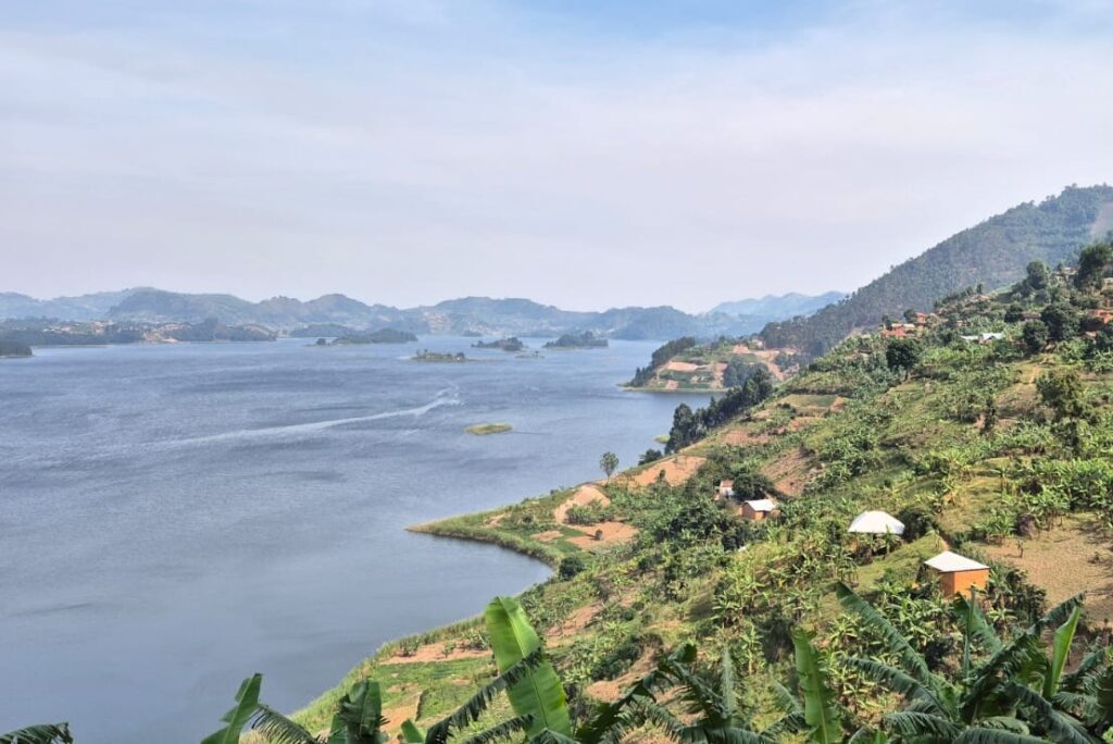 Uferlandschaft des Kivu Sees