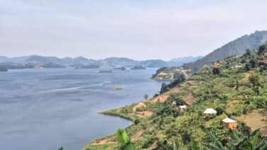 Uferlandschaft des Kivu Sees