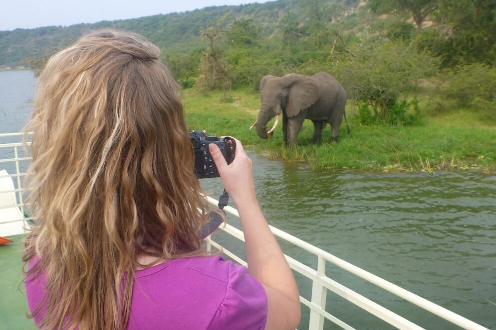 Boot Safari auf dem Nil im Murchison Falls Nationalpark