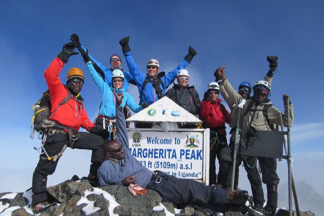 Der Margherita Peak ist ist mit 5.106m die höchste Erhebung des Rwenzori Gebirges