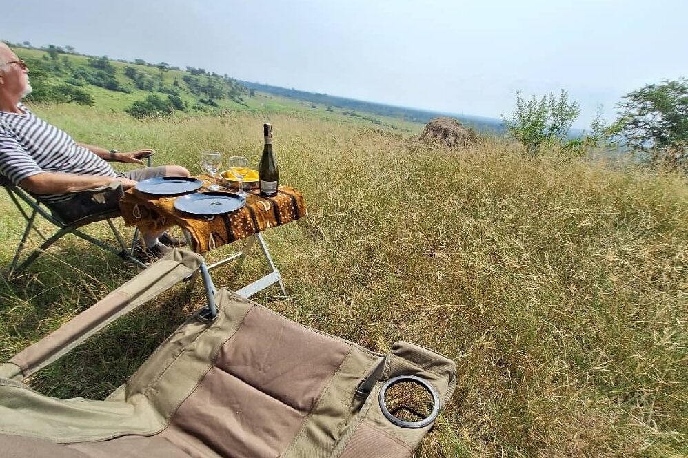 Glamping Picnic an der Ishasha Ridge