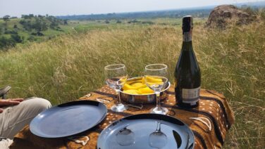 Glamping Picnic an der Ishasha Ridge