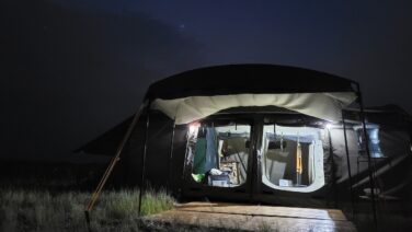 Glamping Safari by night