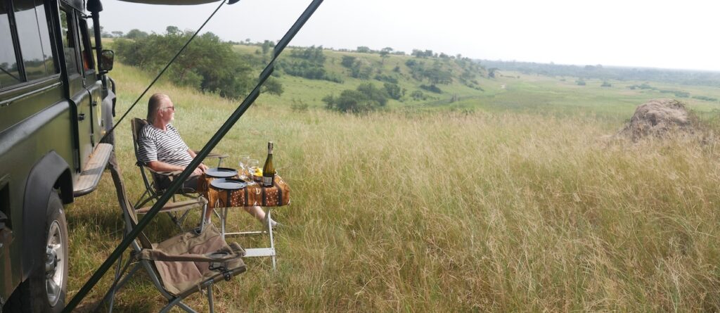 Picnic am Ishasha Ridge