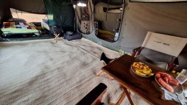 Glamping Zelt Innenansicht
