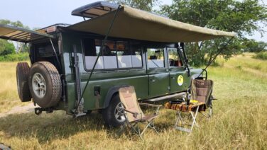Land Rover für Ishasha Glamping Safari